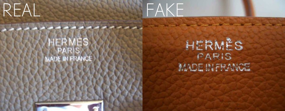 Hermes Stamp real vs replica