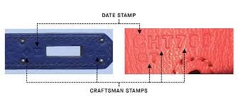 Birkin stamp real vs fake
