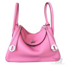 Hermes Lindy 26 Bag Pink 5P Taurillon Clemence
