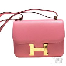 Hermes Constance 23 Bag Pink Epsom GHW