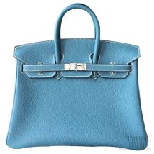 Hermes Birkin 25 Bag Blue Jean ck75 Togo SHW