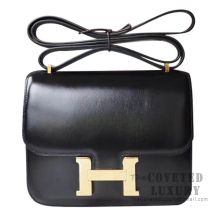 Hermes Mini Constance 18 Bag 89 Noir Box GHW