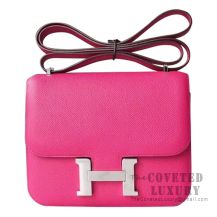 Hermes Mini Constance 18 Bag L3 Rose Purple Epsom SHW