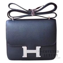 Hermes Mini Constance 18 Bag 89 Noir Swift SHW