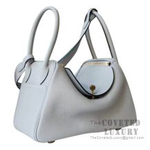 Hermes Lindy 30 Bag 4Z Gris Mouette Clemence GHW