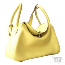 Hermes Lindy 26 Bag 1z Jaune Poussin Swift PHW