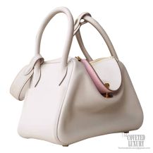 Hermes Lindy 26 Bag Bicolored cc10 Craie Swift PHW