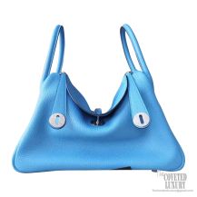 Best Hermes Lindy 30 replica Blue