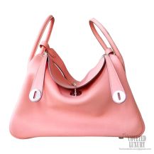 Hermes Lindy 30 Bag 3L Rose Tea Swift PHW