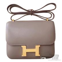 Hermes Mini Constance 18 8f Etain Tadelakt GHW