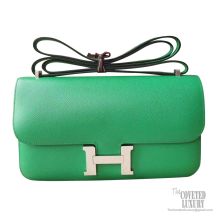 Hermes Constance Elan 25 Bag 1k Bambou Epsom PHW