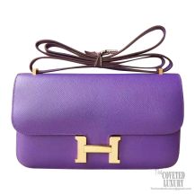 Hermes Constance Elan 25 Bag 9w Crocus Epsom GHW