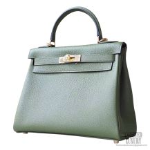 Hermes Kelly 28 Bag v6 Canopee Togo GHW