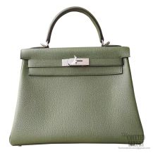 Hermes Kelly 28 Bag v6 Canopee Togo PHW