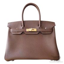 Hermes Birkin 35 Purse 4g Brulee Togo GHW