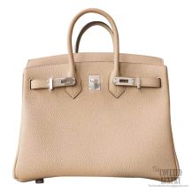 Hermes Birkin 25 Bag s2 Trench Togo PHW