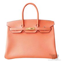 Hermes Birkin 30 Handbag L5 Crevette Togo GHW