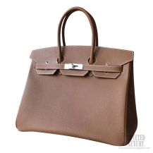 Hermes Birkin 30 Bag 3g Alezan Epsom Calfskin SHW