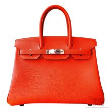 Hermes Birkin 30 Bag cc10 Craie Swift Calfskin GHW