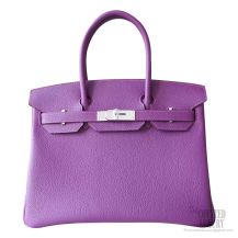 Hermes Birkin 30 Bag p9 Anemone Togo Calfskin SHW