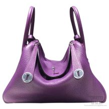 Hermes Lindy 30 Bag Ultraviolet 5L Clemence 