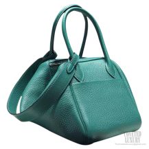 Hermes Lindy 30 Bag Malachite Z6 Clemence 