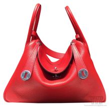 Hermes Lindy 30 Rouge Casaque Q5 Clemence 