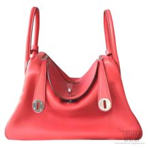 Hermes Lindy 26 cm Bag Rose Jaipur T5 Swift