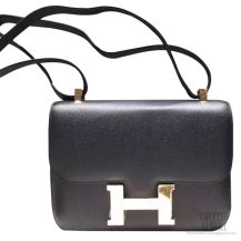 Hermes Constance 23 Bag Black Noir Epsom SHW