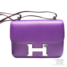 Hermes Constance 23 Bag Crocus 9W Epsom SHW