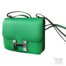 Hermes Mini Constance 18 Bambou Epsom SHW