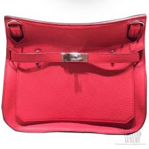 Hermes Jypsiere 34 Large Bag Rose Jaipur T5 Taurillon Clemence