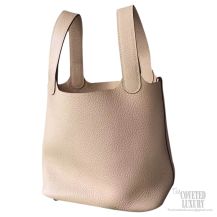 Hermes Picotin Lock 18 Bag Beige Taurillon Clemence