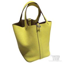 Hermes Picotin Lock 18 Bag Soleil 9H Taurillon Clemence