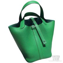 Hermes Picotin Lock 22 Bag Bambou 1K Taurillon Clemence