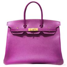 Hermes Birkin 35 Bag Anemone Epsom GHW