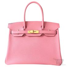 Hermes Birkin 35 Bag Rose Confetti 1q Epsom GHW