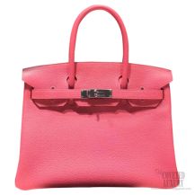 Hermes Birkin 35 Bag Rose Lipstick U5 Togo SHW