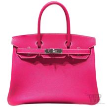 Hermes Birkin 30 Bag Rose Tyrien E5 Epsom SHW