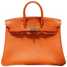 Hermes Birkin 30 Bag Orange ck93 Togo GHW