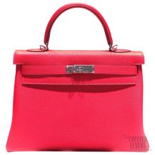 Hermes Kelly 32 Bag Rouge Casaque q5 Togo SHW