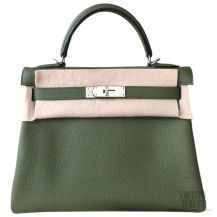 Hermes Kelly 32 Bag Canopee V6 Togo SHW