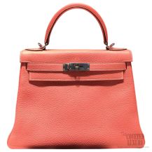 Hermes Kelly 32 Crevette Togo SHW