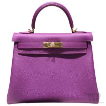 Hermes Kelly 32 Anemone P9 Togo GHW