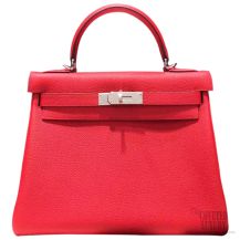 Hermes Kelly 28 Bag Rouge Casaque Togo Leather SHW