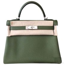 Hermes Kelly 28 Bag Canopee V6 Togo Leather SHW