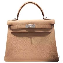 Hermes Kelly 28 Tabac Camel CK24 Togo Leather SHW