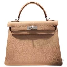 Hermes Kelly 28 Tabac Camel CK24 Togo Leather SHW