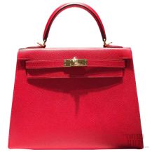 Hermes Kelly 28 Rouge Casaque Q5 Epsom Leather GHW