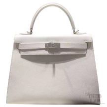 Hermes Birkin 25 Handbag CC81 Gris Tourterelle Togo SHW